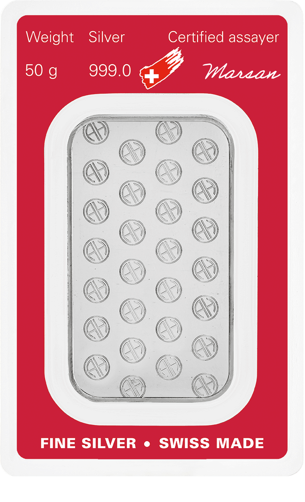 Hopeaharkko 50g Argor-Heraeus