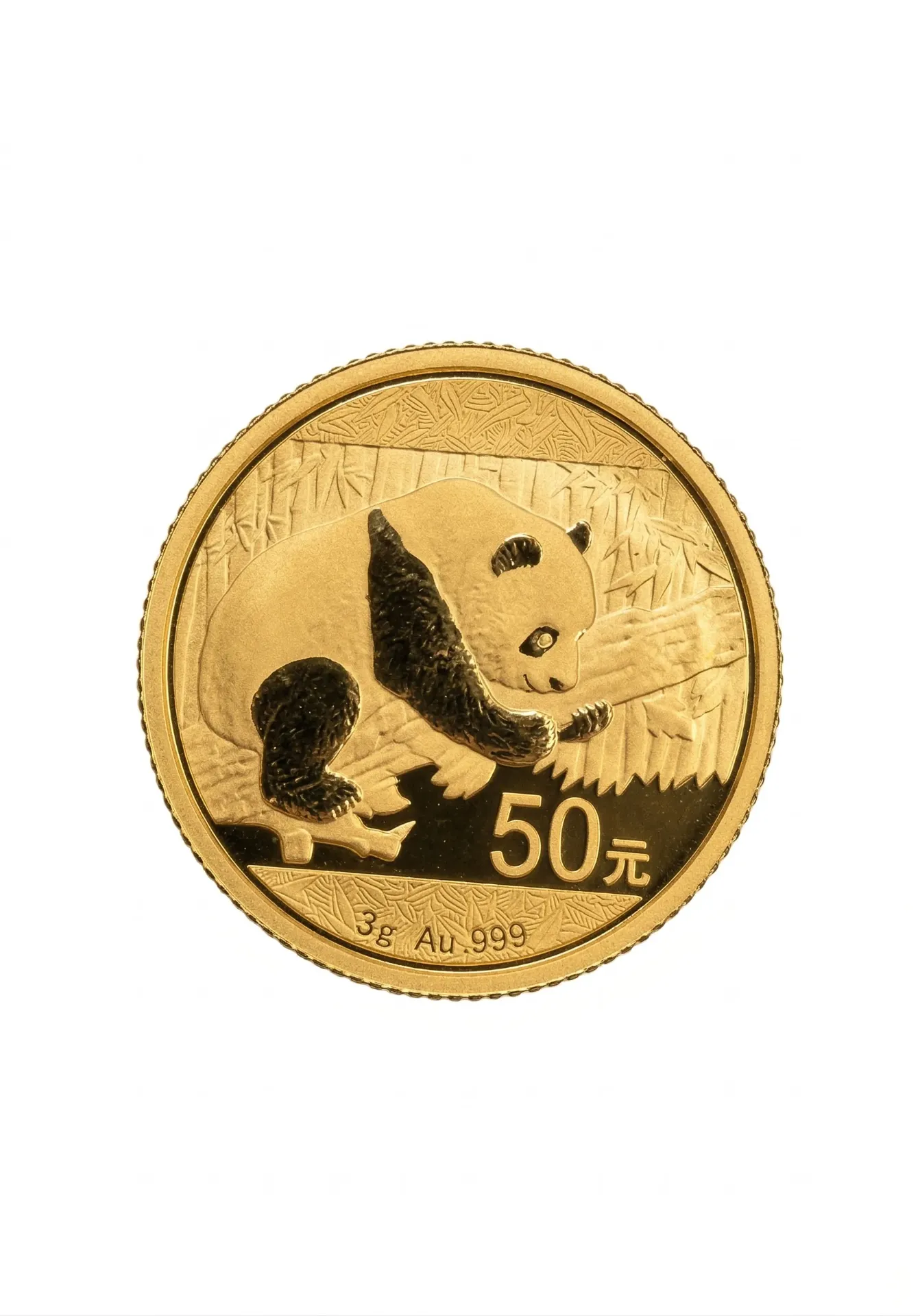 Guldmynt 3g Panda, Kina