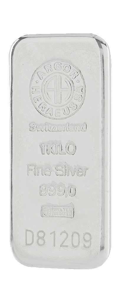Silvertacka 1kg Argor-Heraeus