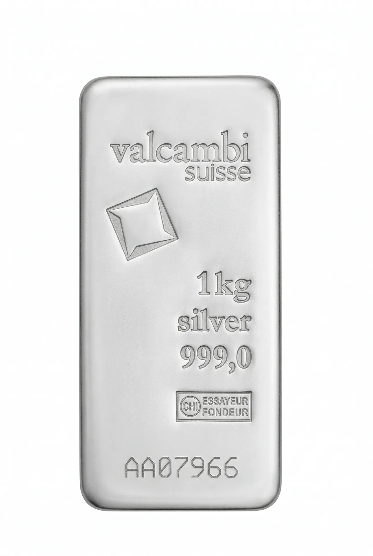 Silvertacka 1kg Valcambi