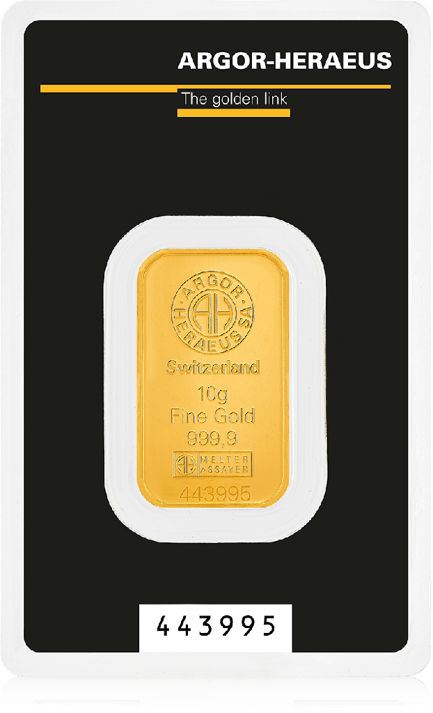 Gold Bar 10g Argor-Heraeus